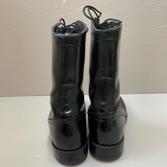 VINTAGE CORCORAN 10 INCH PARATROOPER JUMP BOOTS IN‎ BLACK LEATHER main image 7